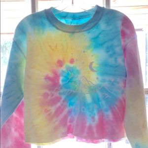 Starry Night Tie Dye Sweatshirt